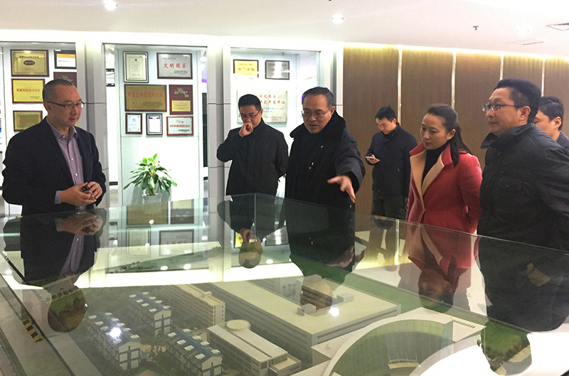 吴主席一行了解和关切6686体育首页公司园区建设