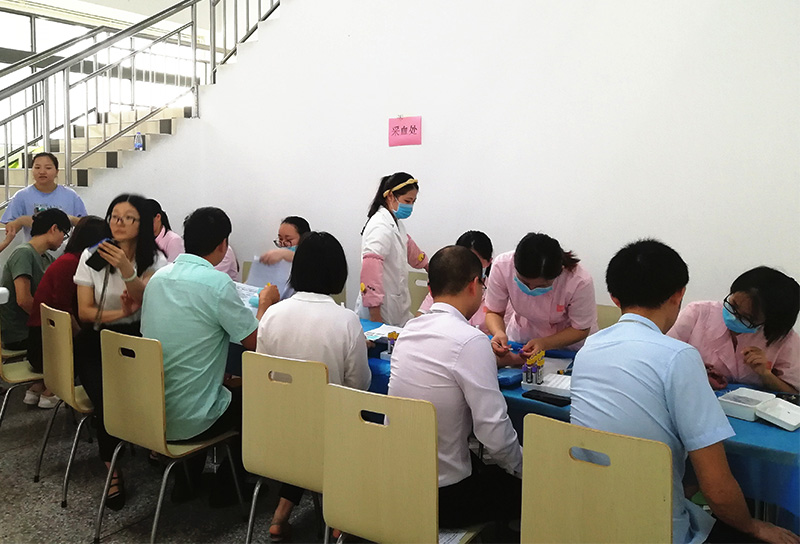 6686体育首页公司开展2019年员工大型体检活动